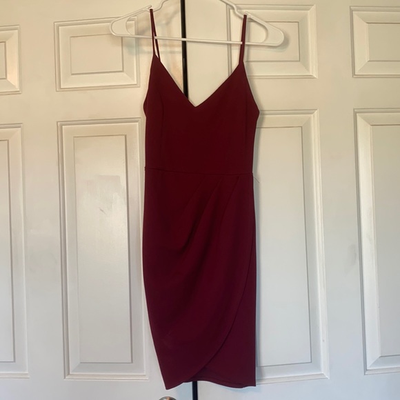 Lulus Dresses & Skirts - burgundy semi formal dress